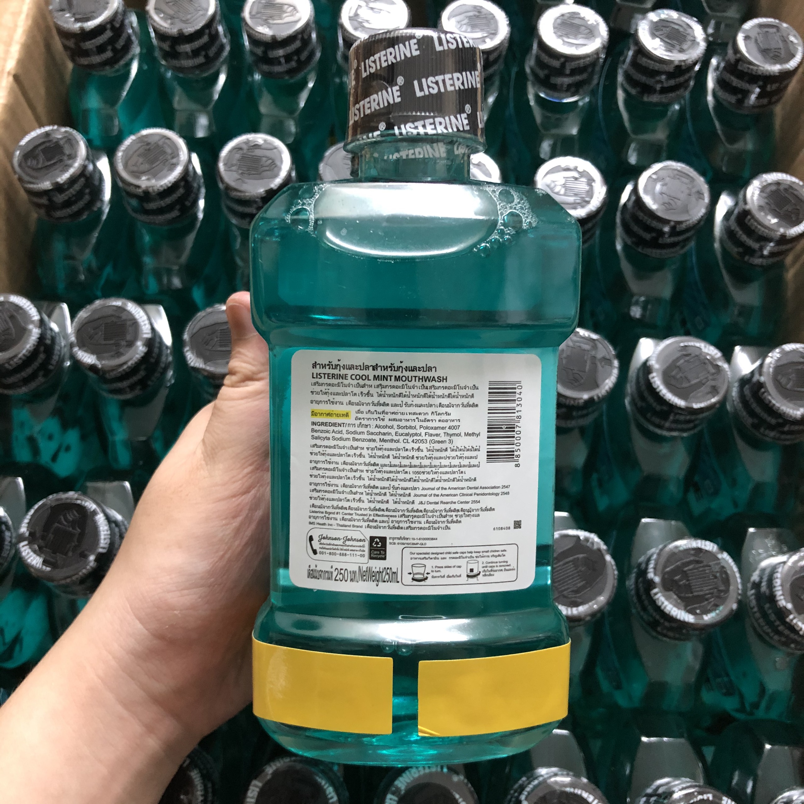 Nước súc miệng Listerine Cool Mint Thái Lan 250ml