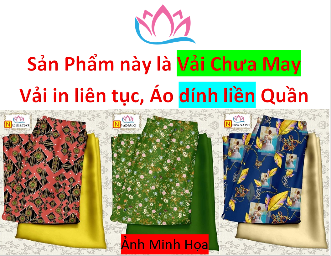 [HCM]Vải áo dài 3D hoa eo - L 586