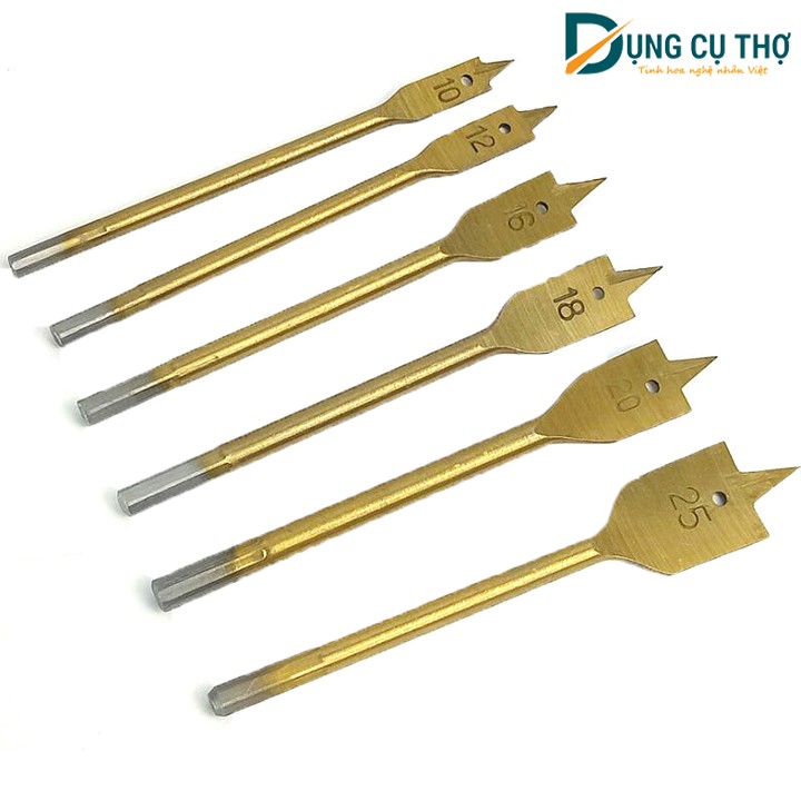 Bộ 6 mũi khoan khoét lỗ đuôi cá