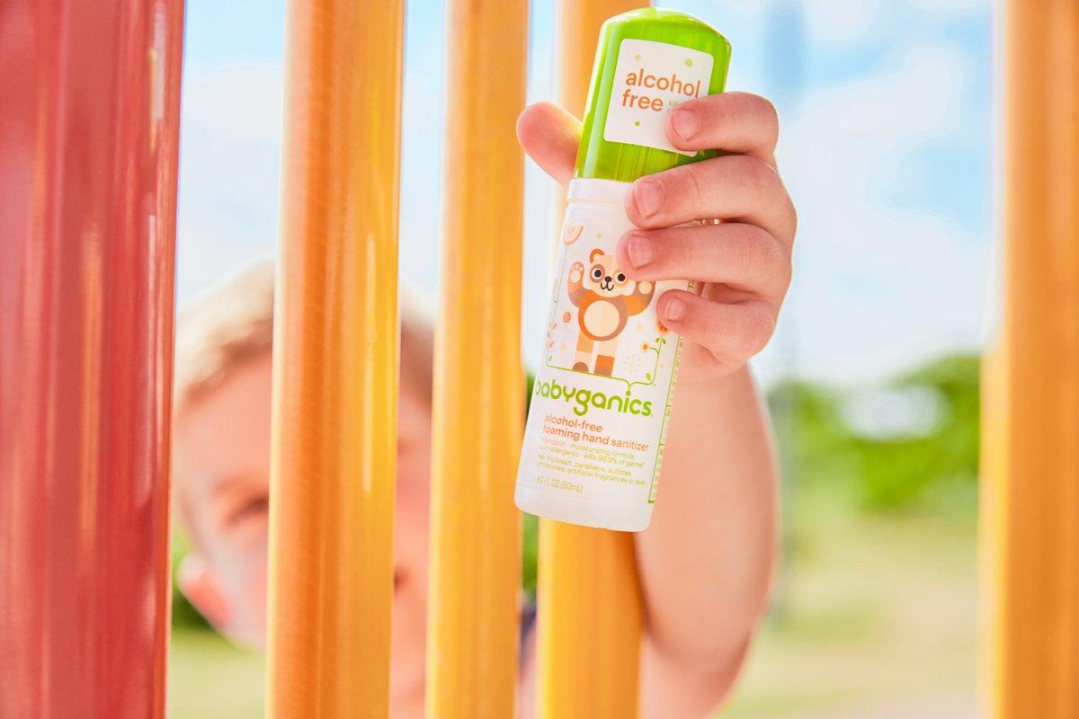 Nước rửa tay khô Babyganics cho bé (mùi quýt)