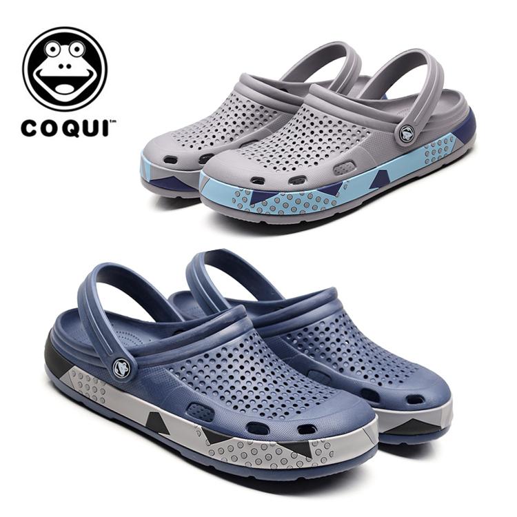 Sục nhựa nam COQUI - Chất liệu nhựa xốp siêu nhẹ, không thấm nước - 4 màu (xanh) tím, (nâu), (xám) và (đỏ) - Mã SP 6412 - P.s: mẫu dép này form nhỏ, quý khách lưu ý khi đặt hàng