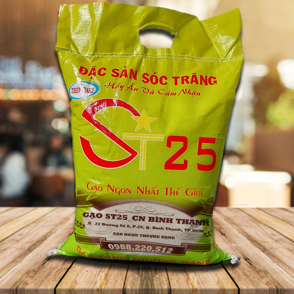 Gạo ST25 (túi 5kg, gạo mới 100%) - ST25-005-165K