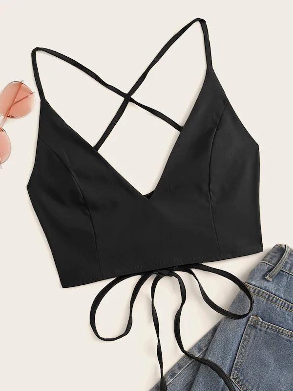 Áo bra, áo đi biển, áo kiểu nữ thắt nơ dây chéo, áo kiểu nữ xinh đẹp, thời trang, cực nữ tính, gợi cảm