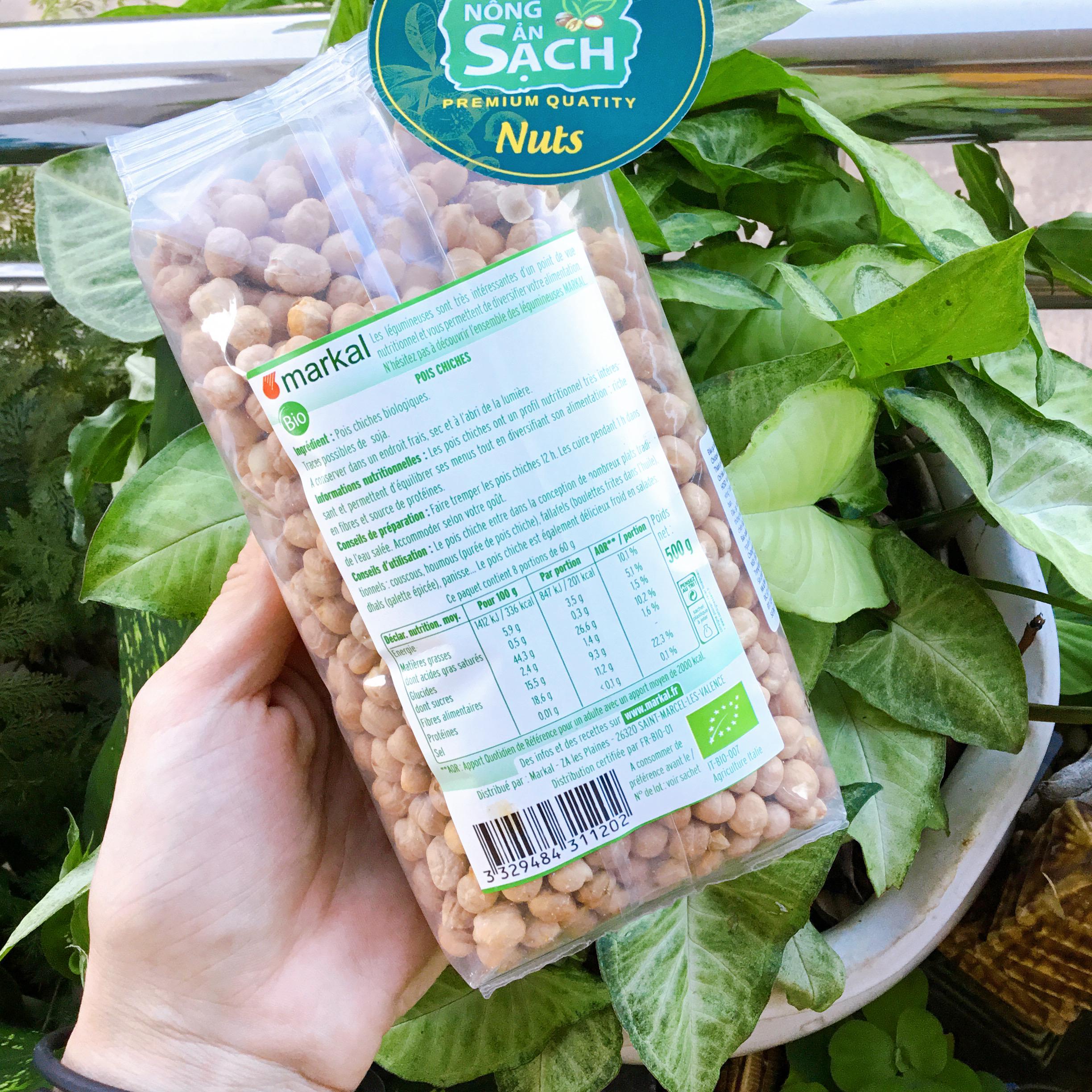 500g Đậu Gà Hữu Cơ Cao Cấp Markal