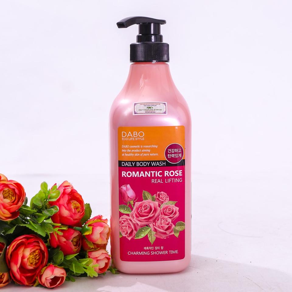 SỮA TẮM CAO CẤP DABO ROMANTIC ROSE 750ML