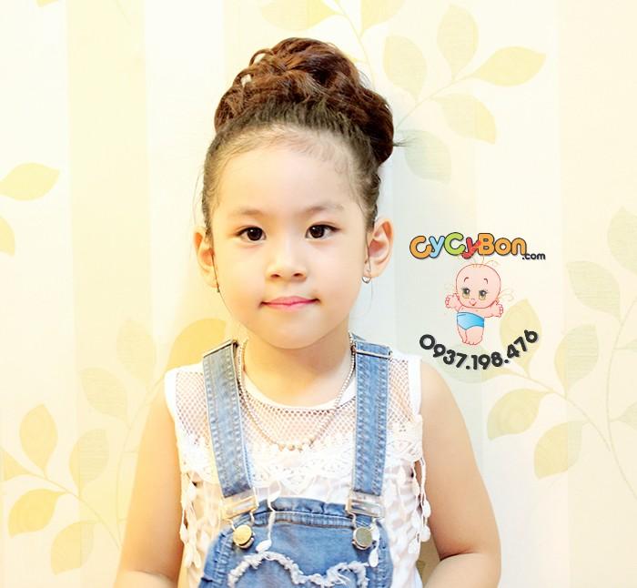 Búi Tóc Giả Cho Bé Gái Hình Bông Mai