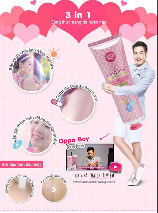 Cathy Doll L-glutathione Magic Cream SPF50 PA+++ 60ml