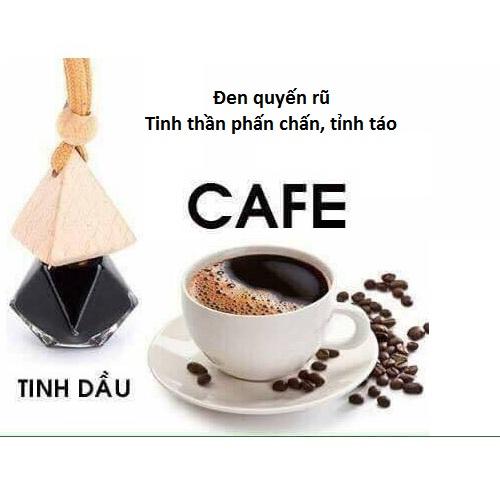 Combo 2 lọ tinh dầu thơm treo xe hương Cafe.