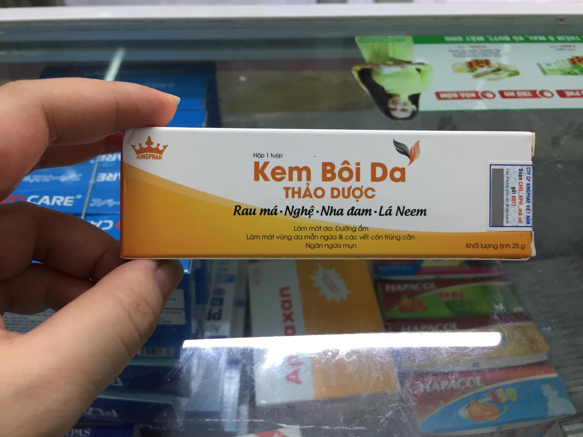 KEM BÔI DA THẢO DƯỢC KINGPHAR 25gram