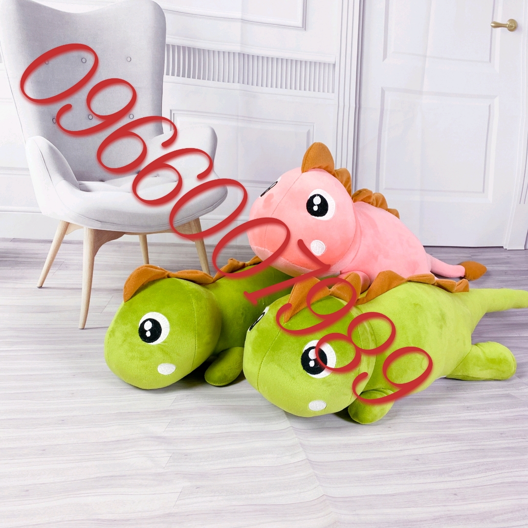 (Ảnh thật) Gấu Bông Khủng Long Đuôi Tim - Siêu Mềm Mịn - Size 40cm