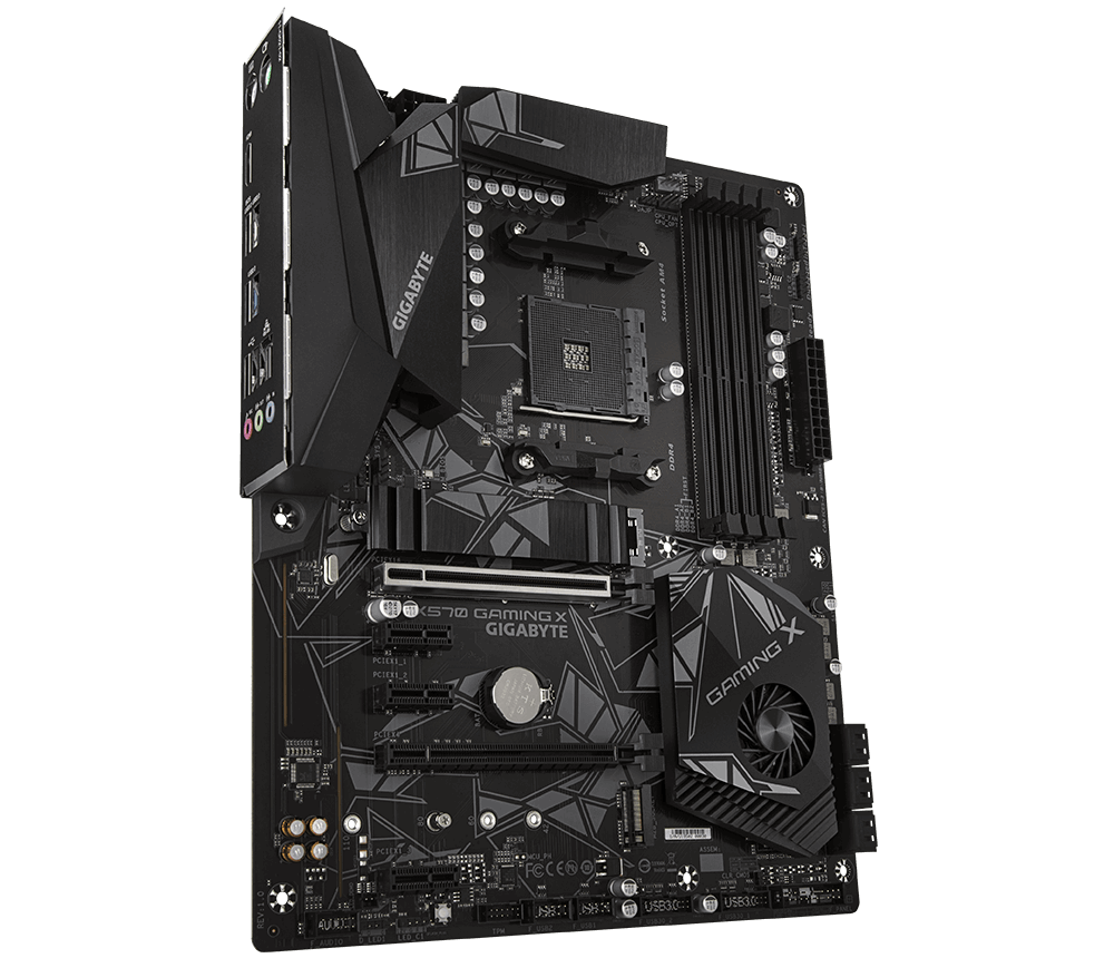 Mainboard GIGABYTE X570 GAMING X (AMD X570, Socket AM4, ATX, 4 khe RAM DDR4)