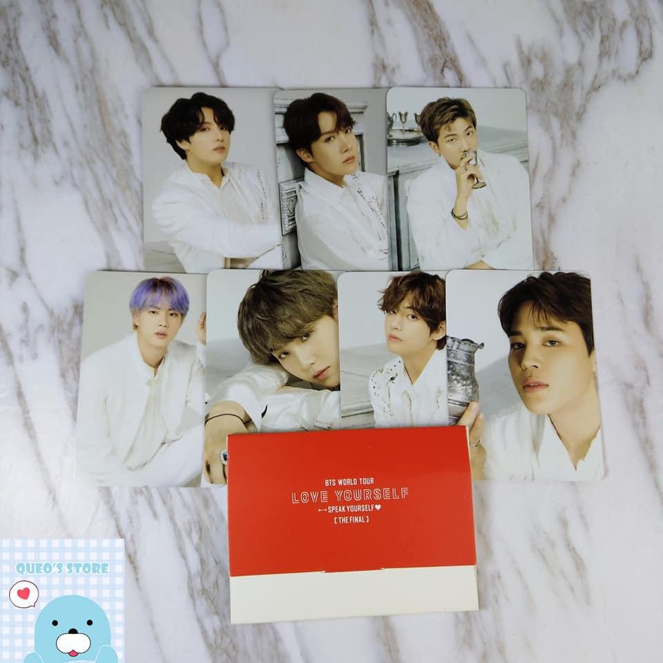 [HCM]Set card unoff BTS SPEAK YOURSELF FINAL có vỏ đựng