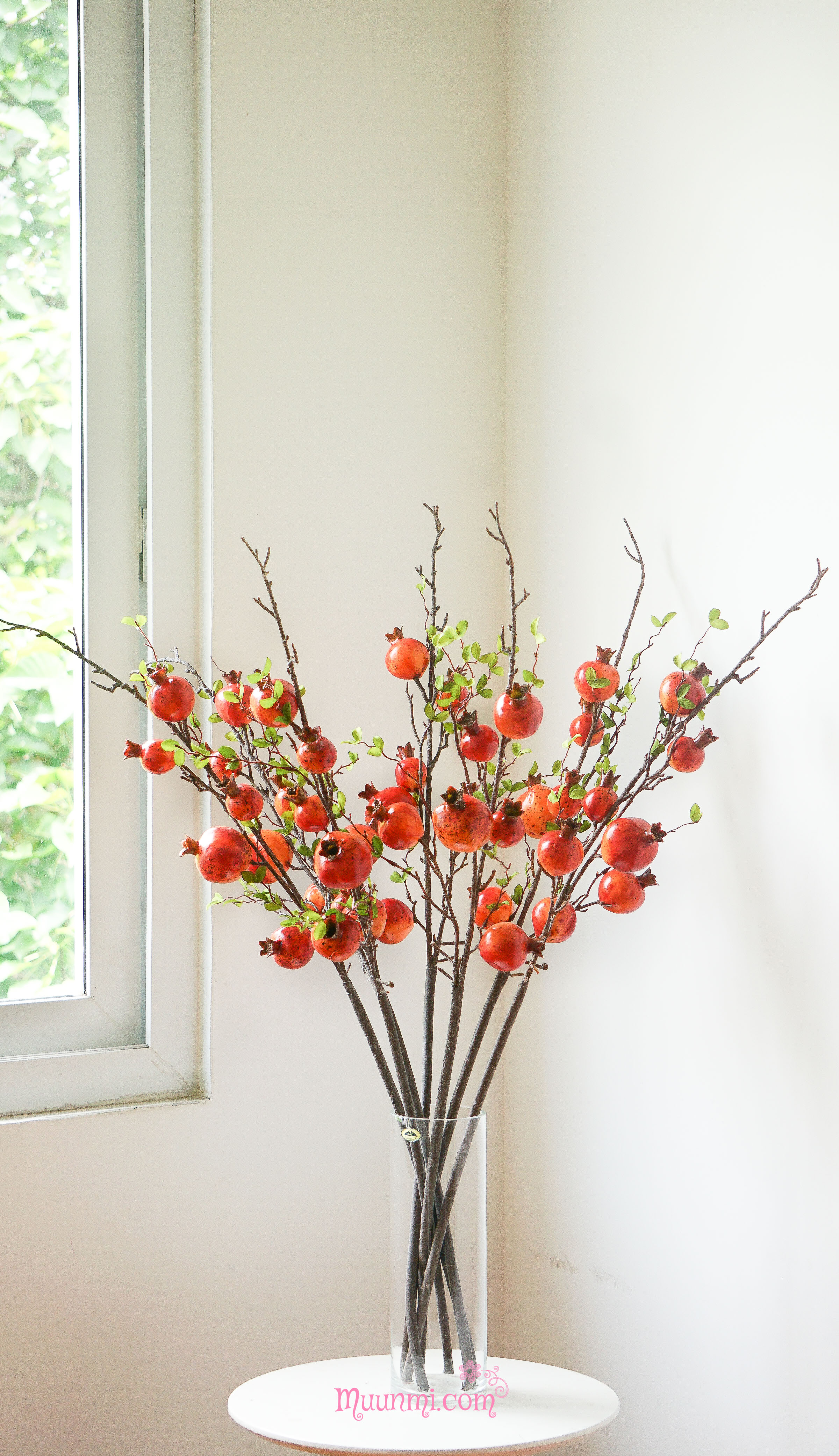 Quả điểm 🍒 | CÀNH LỰU quả mọng trang trí cao cấp