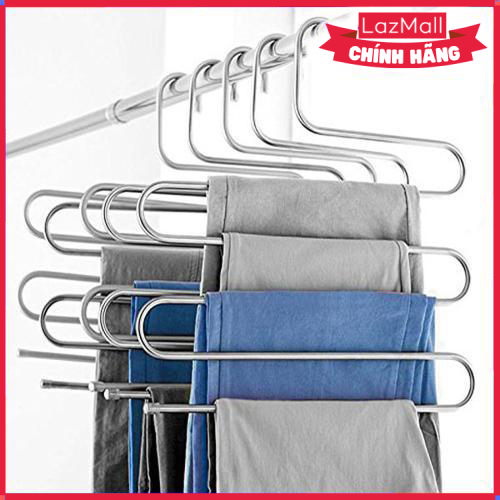 Bộ 3 móc treo quần áo vouller, khăn 5 tầng thông minh tiện dụng - hàng chính hãng