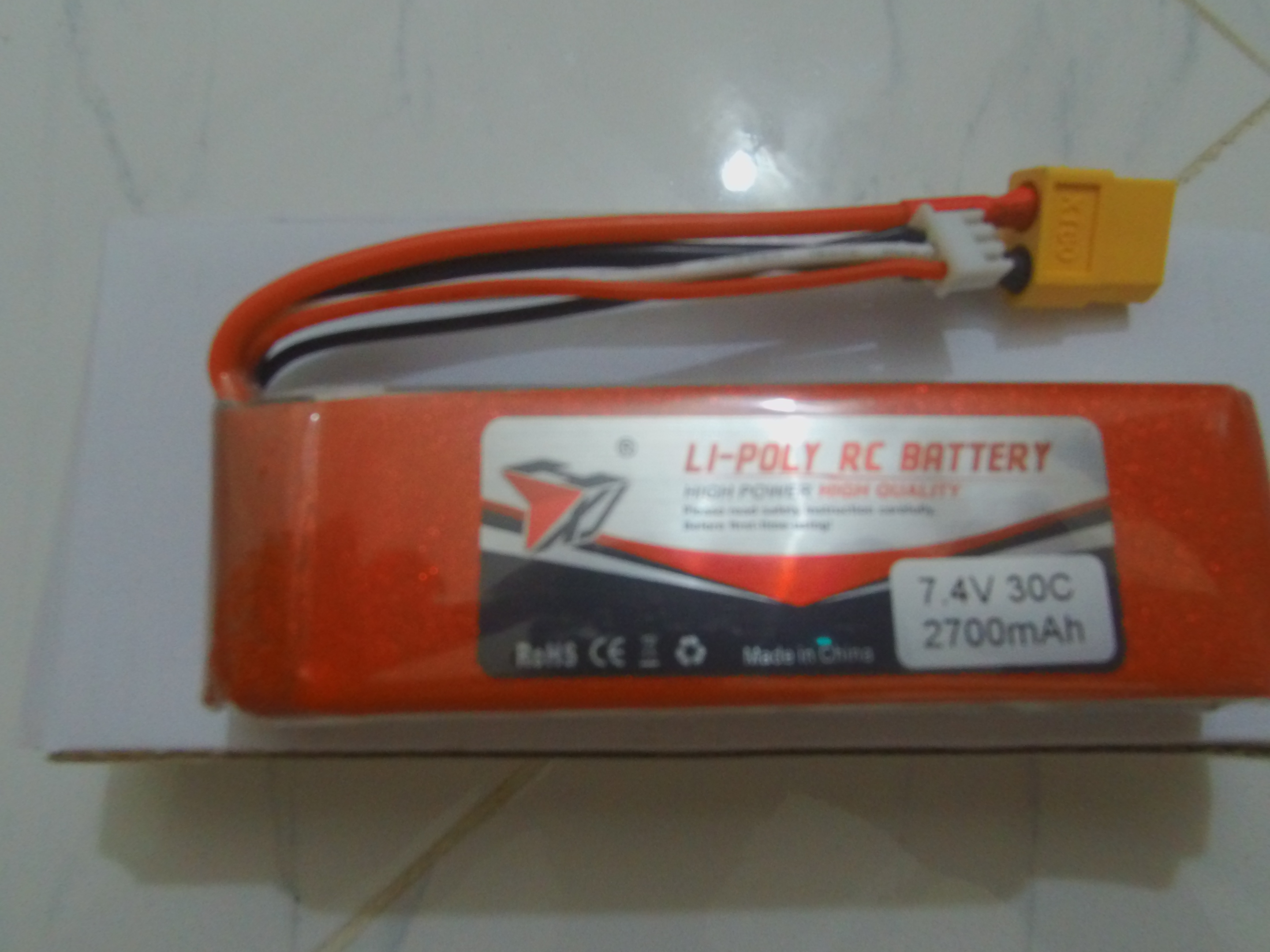 Pin HJ LiPo 2s 2700mah 30C