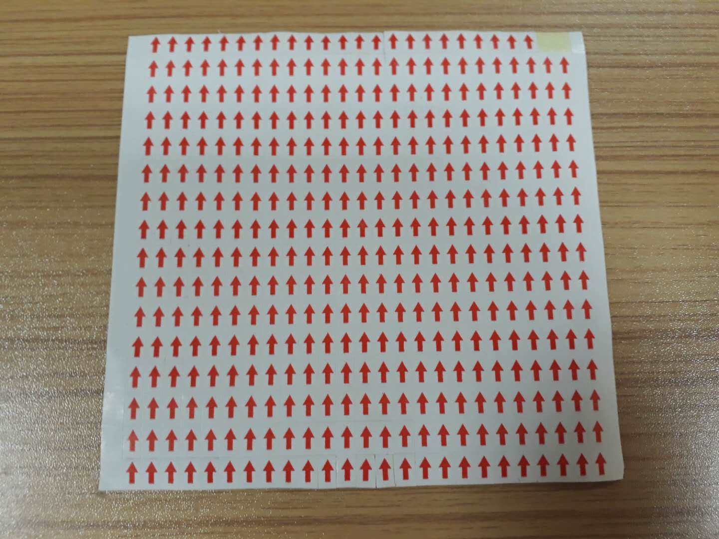 Tem mũi tên dán lỗi sản phẩm, tem ghi nhớ, tem mũi tên dán chú thích ...