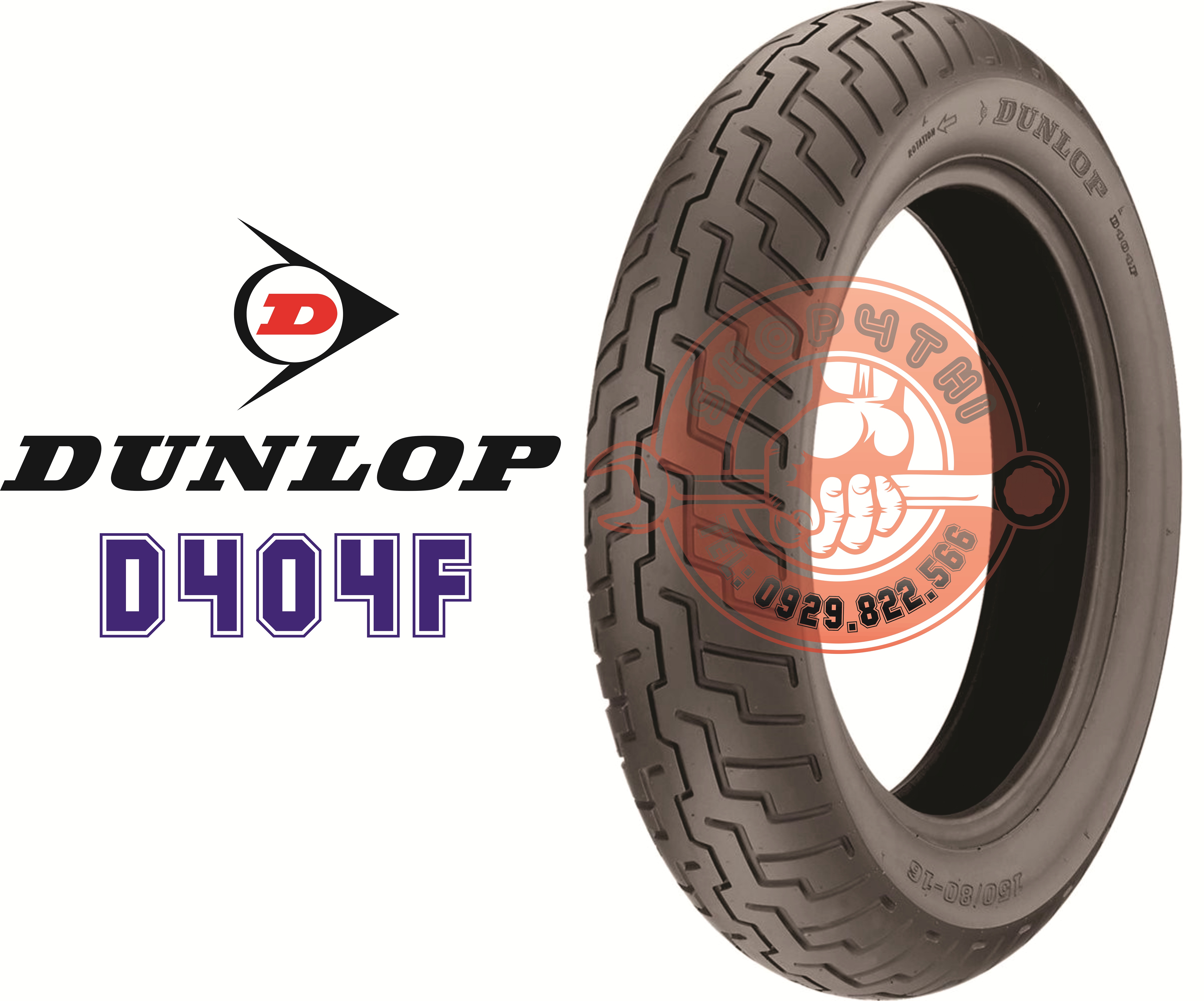 [HCM][SIÊU RẺ] Vỏ Lốp Xe Dunlop 170/80-15 (Không săm)