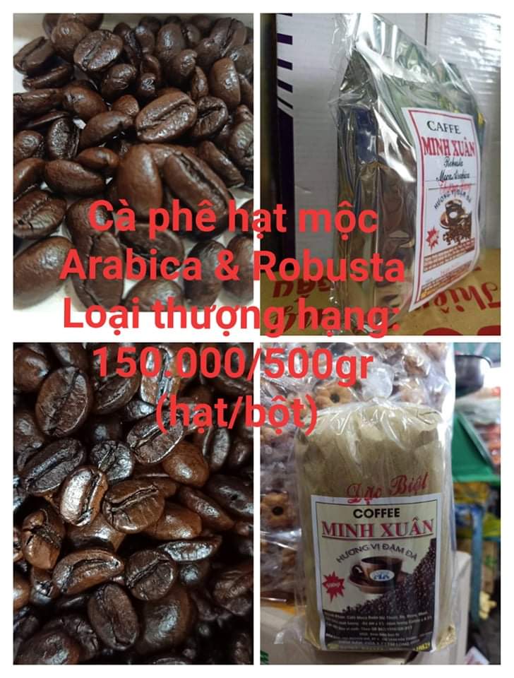 Cà phê mộc Arabica & Robusta thượng hạng 500gr