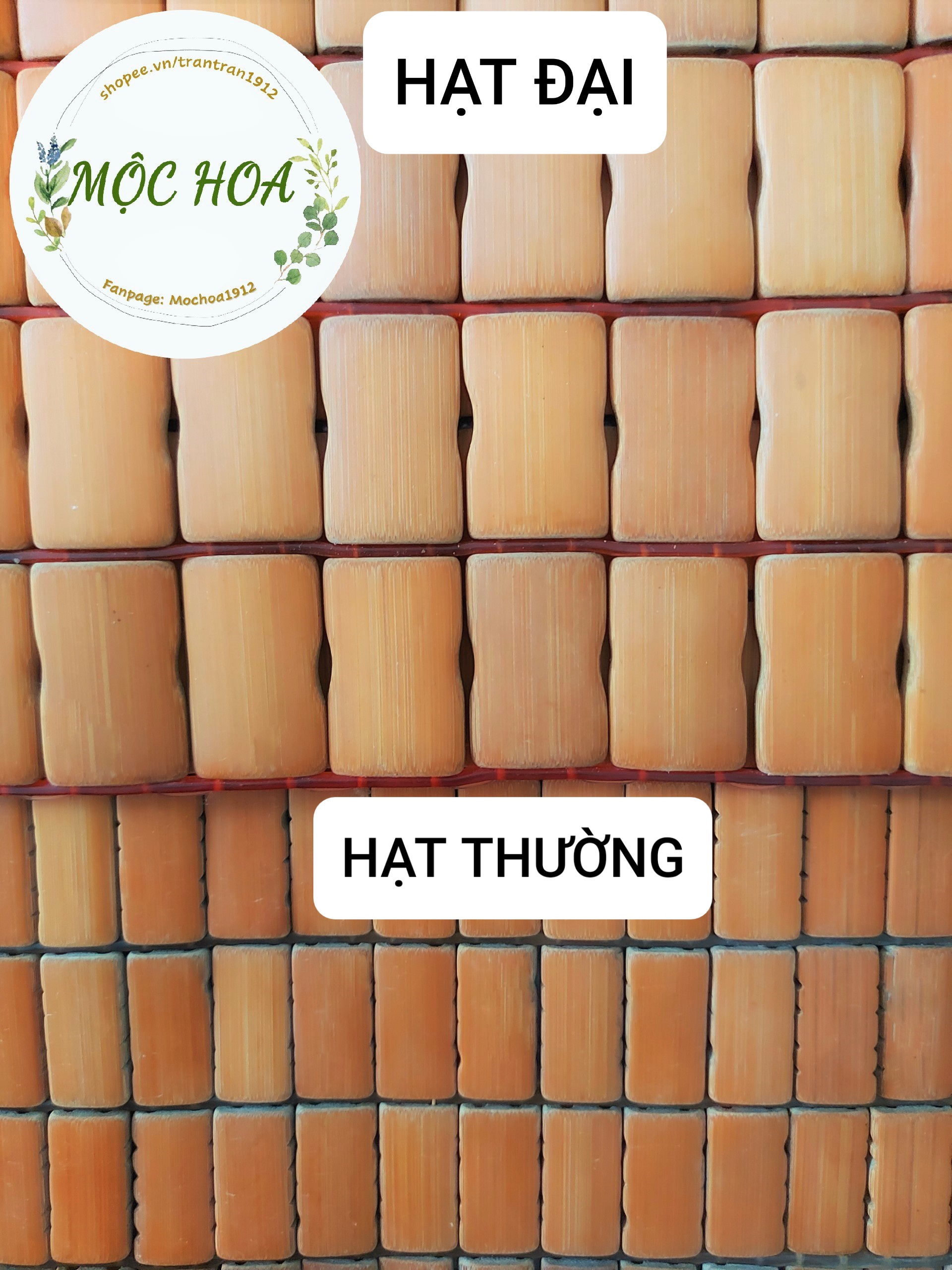 CHIẾU TRE HẠT CỰC LỚN 1M5 x 1M85 ĐAN THỦ CÔNG