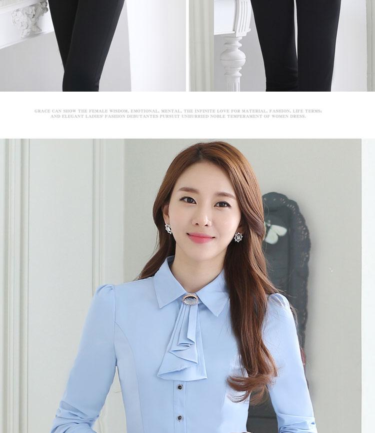 [HCM]áo sơ mi nữ dài tay hàn quốc có nơ - có thể tháo gỡ nơ MS1924-A