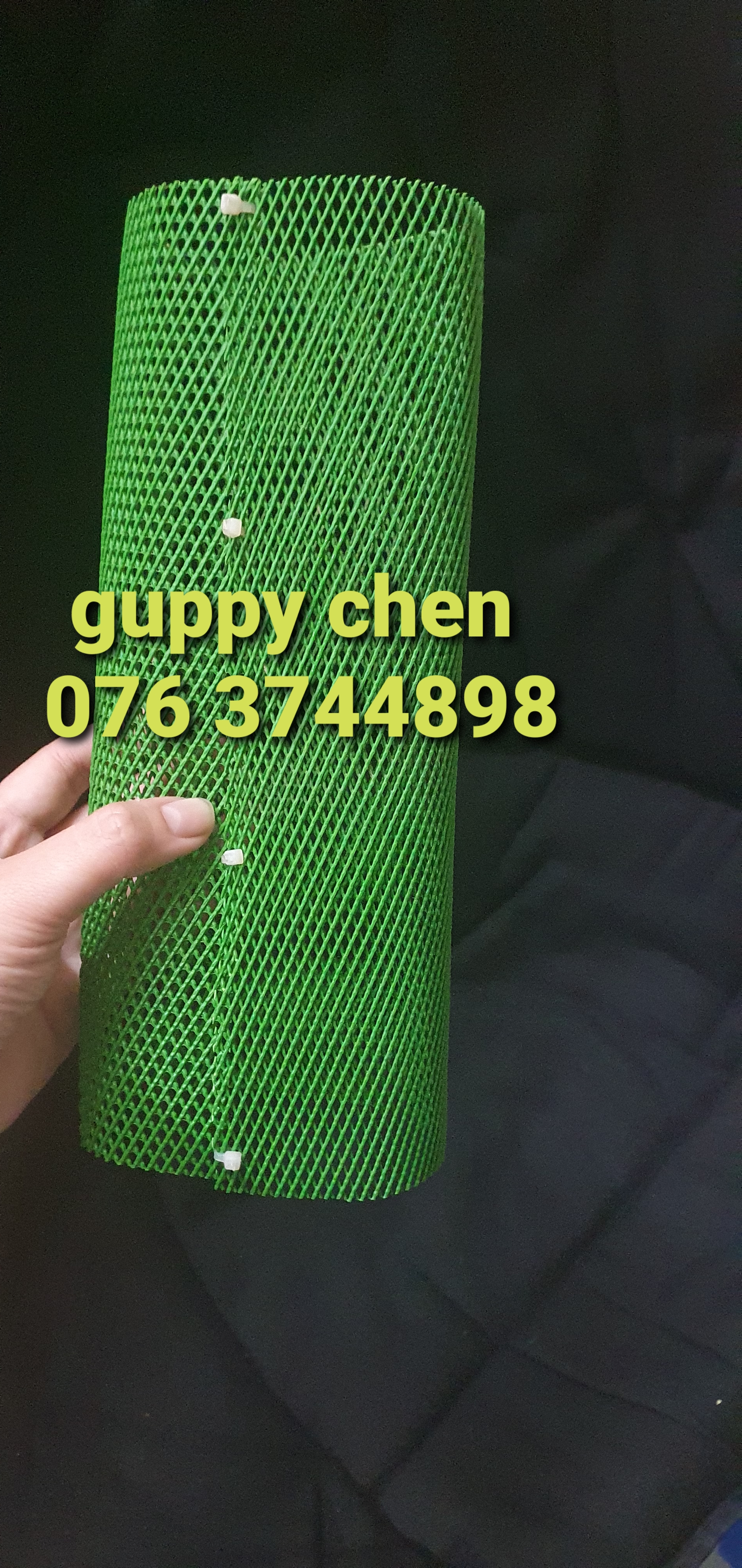 Lưới lỗ 3 li làm lồng đẻ cho cá cảnh