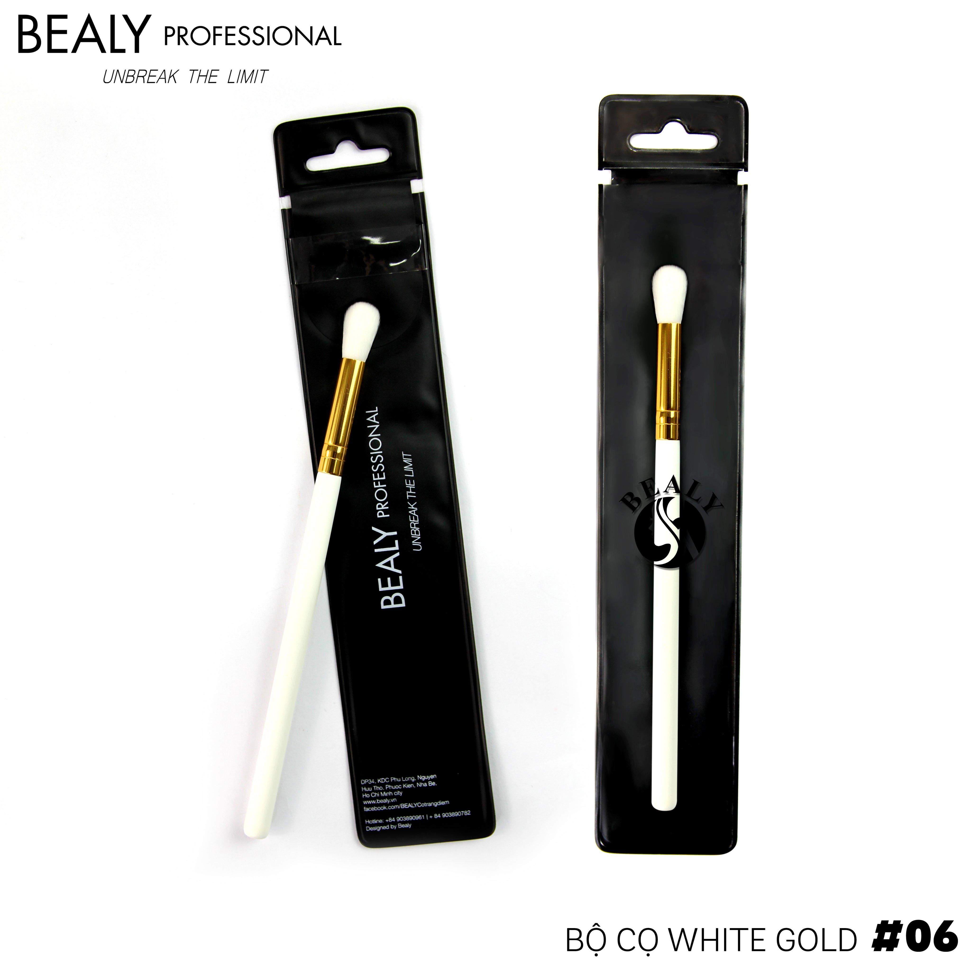 CỌ TÁN MÀU MẮT WHITE GOLD N0.06
