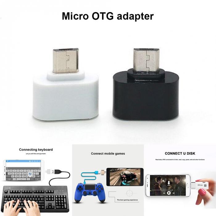 OTG Adapter Micro USB To USB Connect Android Phone Peripherals Handheld Keyboard Drive