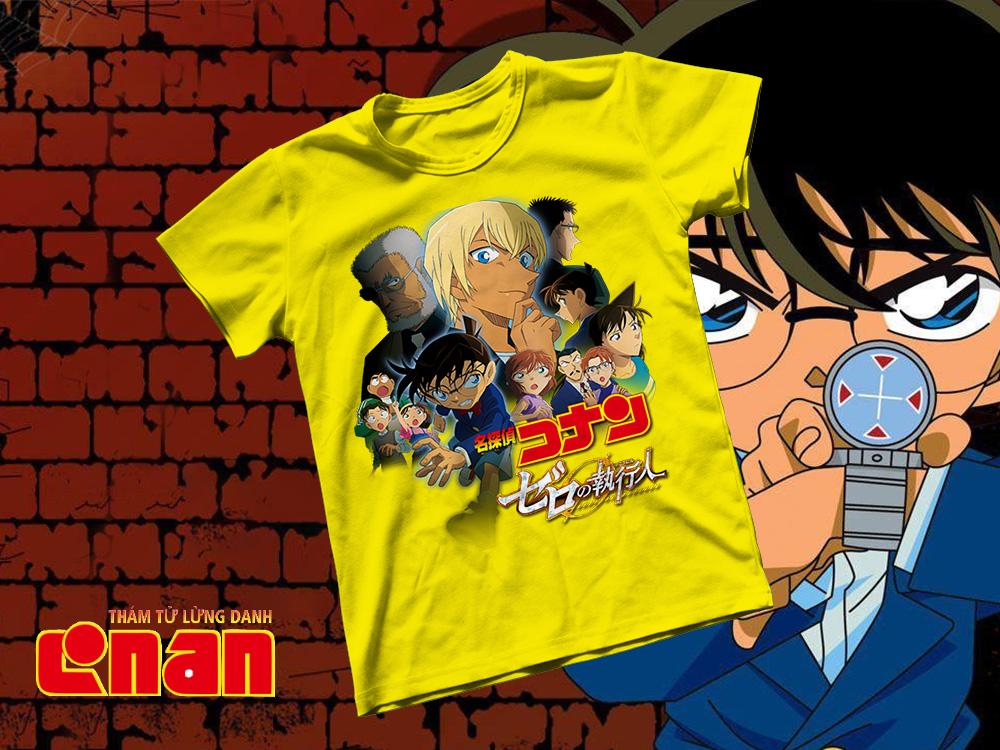 [HCM]Áo thun Cotton Unisex - Anime - Conan - Conan ngoại truyện cái chết bí ẩn