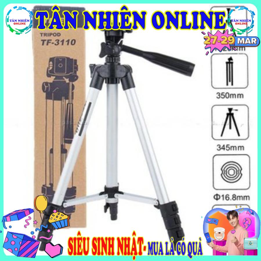Tripod  giá đỡ điện thoại  3 Chân Tripod 3110 Chuyên Chụp Hình Live Stream giá đỡ máy ảnh gậy tự sướng giá rẻ siêu chắc bền bĩ