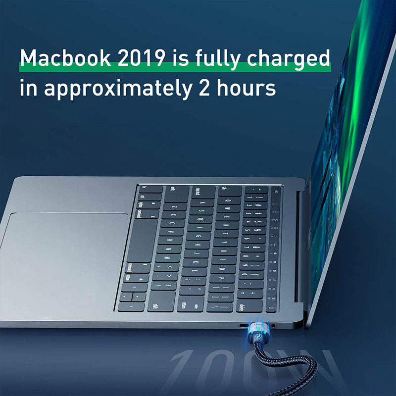 Baseus 100W Magnetic USB to Type C Cable 5A Fast Charing Magnet Cable Data Charge PD Fast Charger USB Cord For Laptop Samsung Xiaomi Phone ttshop247