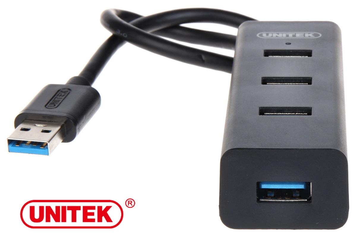 Bộ chia 4 cổng HUB USB 3.0 Unitek Y-3089