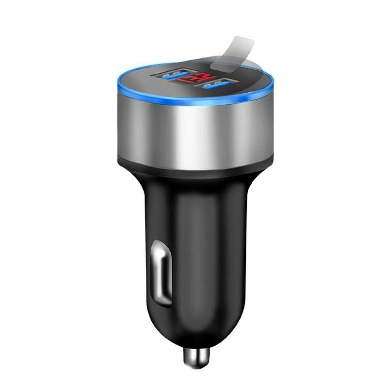 Tẩu Sạc Nhanh Xe Hơi QC 3.0 2 USB Có Đèn Led Phát Sáng Cốc Sạc Ô Tô Cho Điện Thoại Củ Sạc Xe Hơi Tương Thích Mọi Thiết Bị cóc sạc nhanh xe hơi sạc trên xe hơi củ sạc xe hơi iρhone Samsung Xiaomi cục sạc điện thoại xe Mikatek