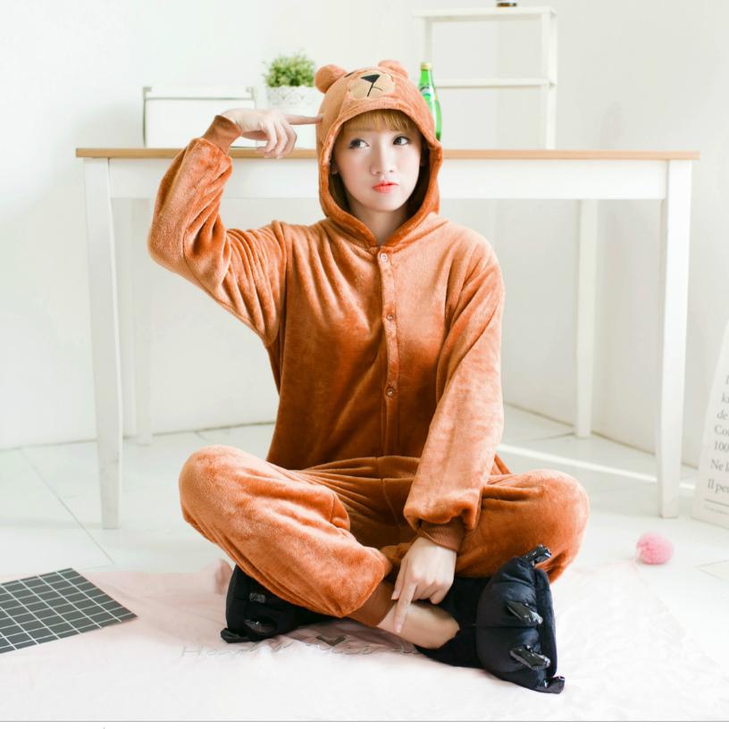 Bộ đồ thú pijama gấu brown