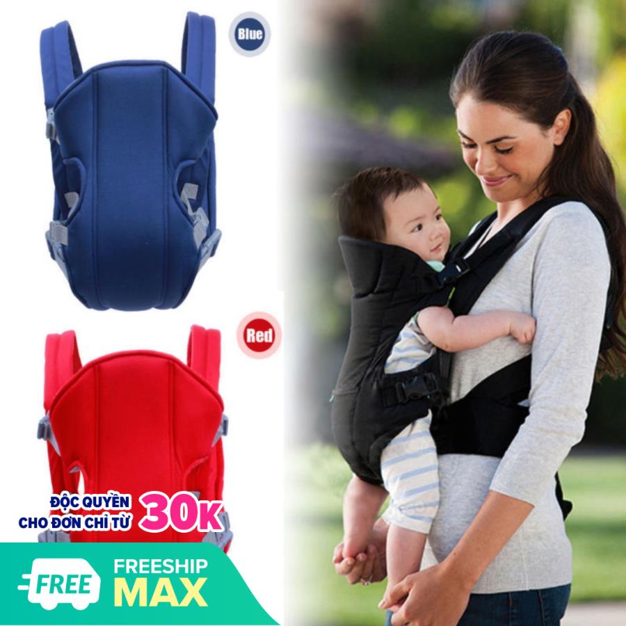 Túi Đeo Trẻ Em, Địu 4 Tư Thế, Đai Bế Bé,Điệu Em Bé, Địu Em Bé, Vải Cotton Cao Cấp, Mềm Mịn, An Toàn Cho Bé.