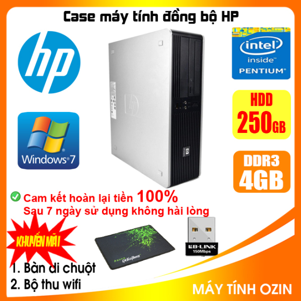 Bảng giá Case máy tính đồng bộ HP CPU Dual core E5xxx / i3-2100 / RAM 4GB / HDD 250GB-500GB / SSD 120GB-240GB [QUÀ TẶNG: Bộ thu wifi, bàn di chuột] HPI32 - LOZ Phong Vũ