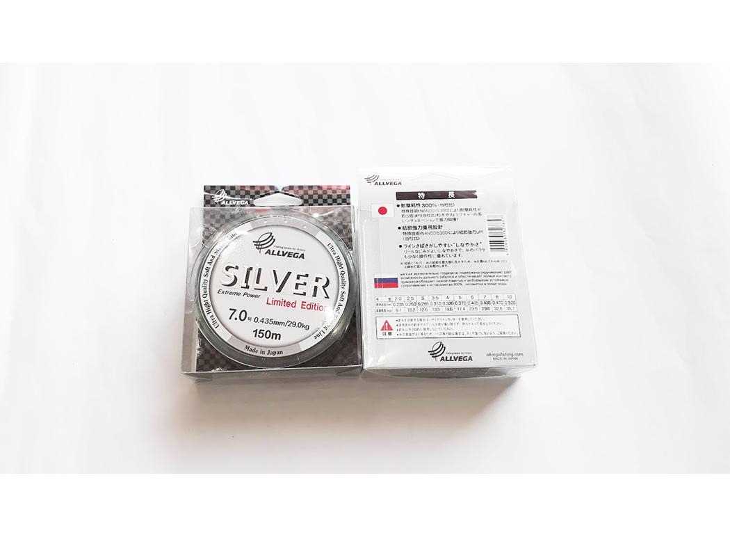 Dây Cước Câu Cá Nhật ALLVEGA SILVER 150 mét
