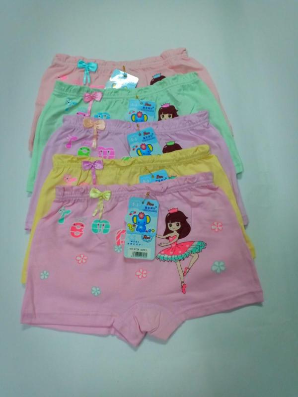 Nơi bán COMBO 5 QUẦN CHIP ĐÙI BÉ GÁI IN HÌNH NGỘ NGHĨNH (15_30kg)