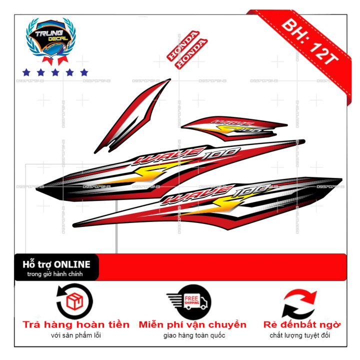Tem rời xe wave s100 2016