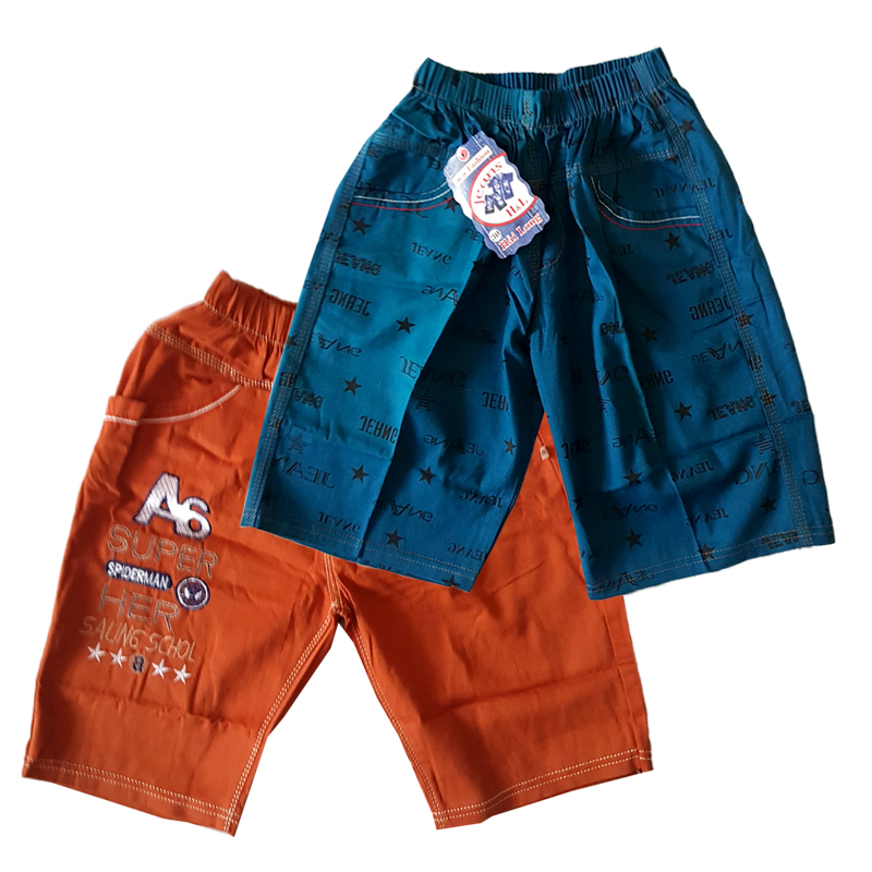Quần Kaki lửng họa tiết hình học màu ngẫu nhiên size lớn 28-36kg