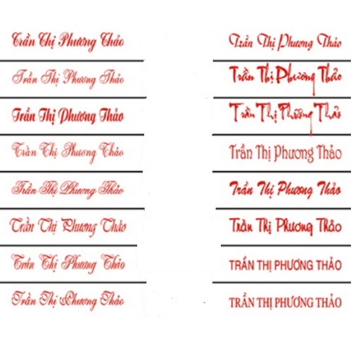 Khắc dấu tên 1 đến 2 dòng TDstamp T214