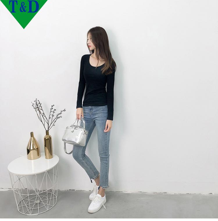 [HCM]ÁO THUN TAY DÀI NỮ MÀU ĐEN