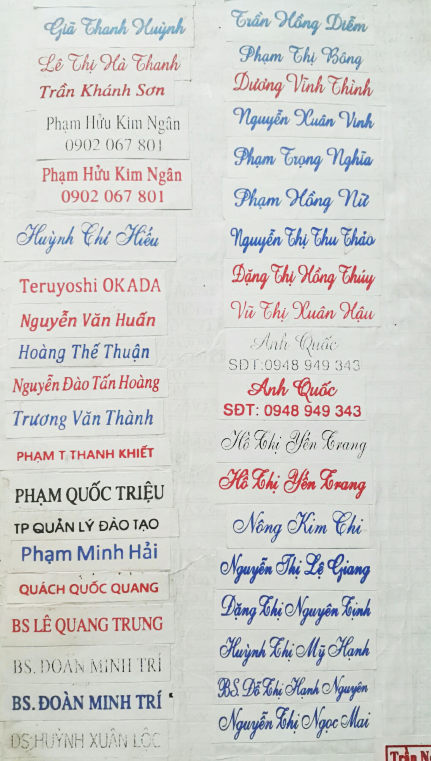 [HCM]Khắc dấu chữ ký và họ tên