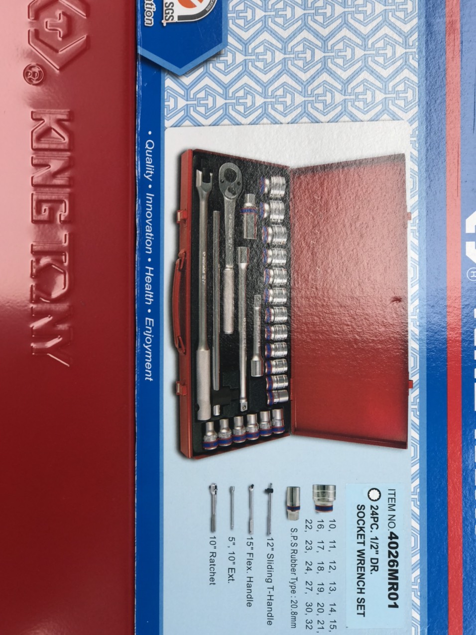 Bộ khẩu Kingtony hoa thị 24 chi tiết