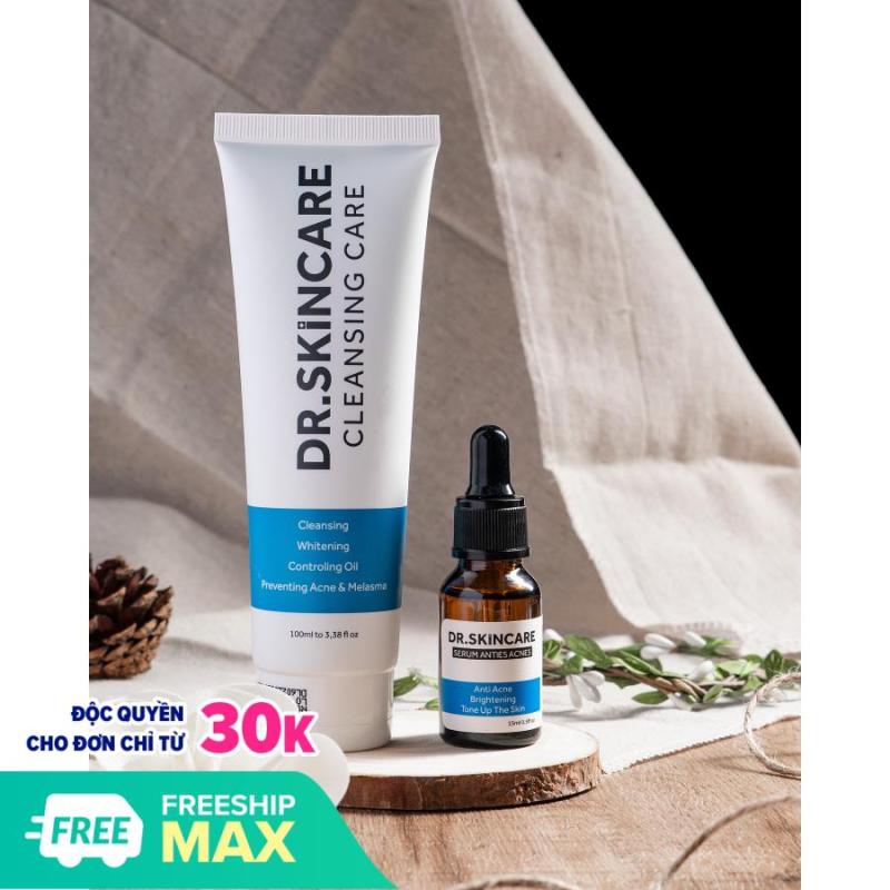 Combo Ngăn Ngừa Mụn Dr.Skincare, Mờ Thâm, Se Khít Lỗ Chân Lông, Sáng Da giá rẻ