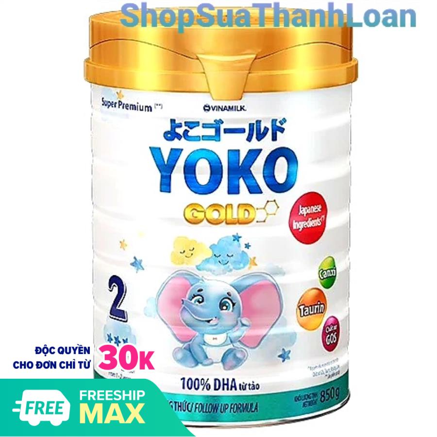 (Expiration Date August 2027) (Points Earned) Vinamilk Yokogold 2 Powder Milk 850g.