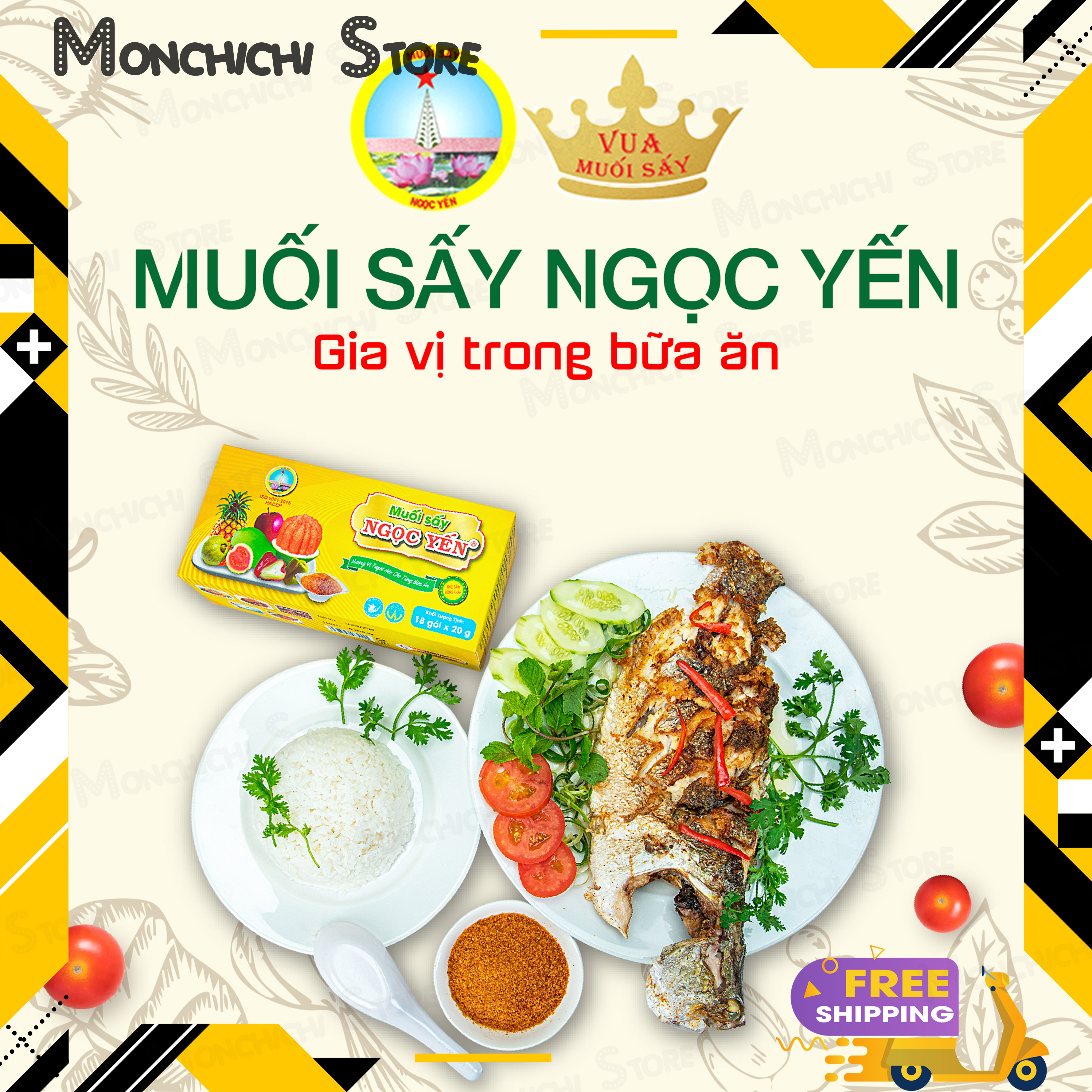 muối ngọc yến 2 gói 250g