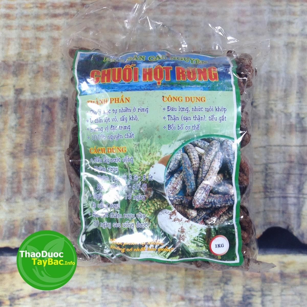 Chuối Hột Rừng Phơi Khô