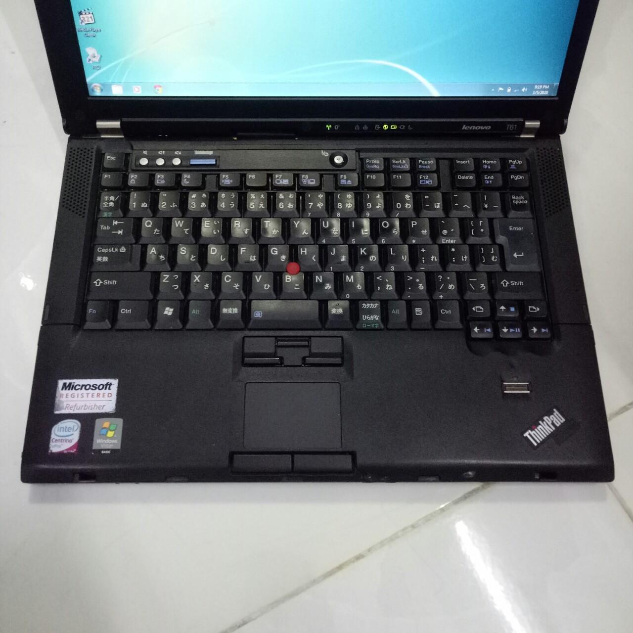 LAPTOP KHO JAPAN,Lenovo ThinkPad T61 - Core 2 T8300