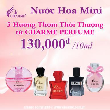 Bộ Mẫu Thử Test Nước Hoa Charme Perfume 30 Mùi