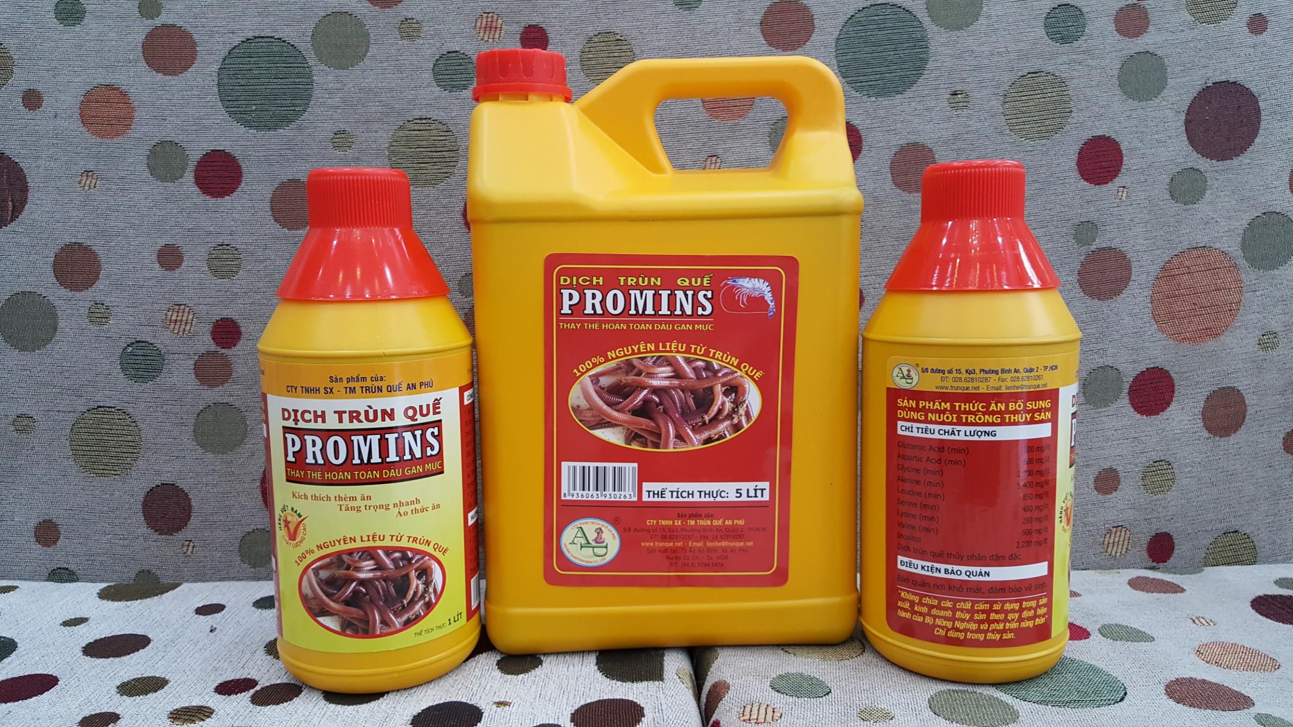 DỊCH TRÙN QUẾ CHO CÁ TRA CAN 5 LÍT